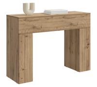 vidaXL Mesa de Centro Roble Artesanal 102 x 35 x 75 cm, Mesa de café Rectangular Moderna, Estilo Chic para la Sala, diseño Compacto, Resistente a la Humedad, Madera de ingeniería