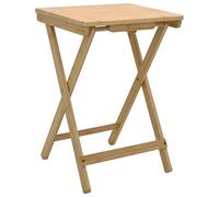 vidaXL Mesa de Cocina Manual Natural 40 x 30 x 53,5 cm Bambú, Mesa de Cocina Rectangular Moderna de Madera, Muebles de Comedor Plegables, diseño Compacto Que Ahorra Espacio para el hogar Urbano