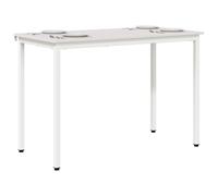 vidaXL Mesa de Comedor 110 x 55 x 75 cm Madera de Pino Macizo, Comedor, Cuadrada, Moderna, Duradera, Elegante, Minimalista, para Reuniones Familiares, Fácil de Limpiar, 64 Pies