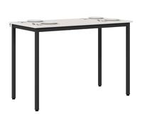 vidaXL Mesa de Comedor 110 x 55 x 75 cm Madera de Pino Macizo, Comedor, Cuadrada, Moderna, Duradera, Elegante, Minimalista, para Reuniones Familiares, Fácil de Limpiar, 64 Pies