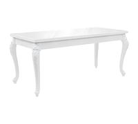 Mesa De Comedor Blanco Brillante 179x89x81 Cm Vidaxl