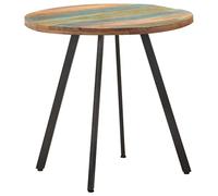 vidaXL Mesa de Comedor Cocina Centro Auxiliar Consola Mesita de Salón Lateral Café Té de Sofá Hogar Sala de Estar de Madera Maciza Reciclada 80 cm