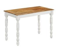 vidaXL Mesa de Comedor Cocina Mostrador Mueble Almacenaje Habitación Restaurante Bistró Patio Hogar Cafetería Terraza Madera Maciza de Mango