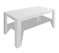 vidaXL Mesa de comedor blanca 140x80x75 cm