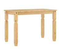 vidaXL Mesa de Comedor Corona Madera Maciza de Pino 112x60x75 cm
