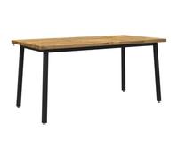 vidaXL Mesa de Comedor Cuadrada 160 x 70 x 75 cm Blanco
