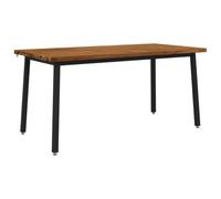 vidaXL Mesa de Comedor Cuadrada 160 x 70 x 75 cm Natural