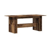 Vidaxl mesa de comedor de aglomerado madera envejecida 180x90x76 cm