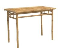 Mesa De Comedor De Jardín Bambú 110x55x75 Cm Vidaxl