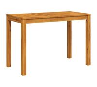 vidaXL Mesa de Comedor de jardín Madera Maciza de Acacia 110x55x75 cm
