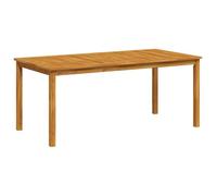 vidaXL Mesa de Comedor de jardín Madera Maciza de Acacia 180x90x75 cm, Mesa de Comedor de Madera, Mesa de Comedor al Aire Libre, Muebles de jardín