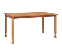 vidaXL Mesa de Comedor de jardín Madera Maciza de Teca 150x90x75 cm