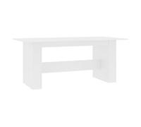 Vidaxl mesa de comedor de madera de ingeniería blanco 180x90x76 cm