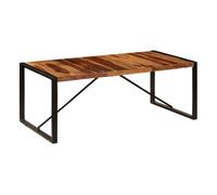 Vidaxl mesa de comedor de madera maciza de acacia 200x100x75 cm
