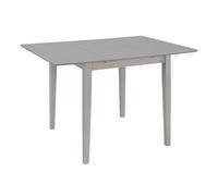 Vidaxl mesa de comedor extensible gris (80-120)x80x74 cm mdf
