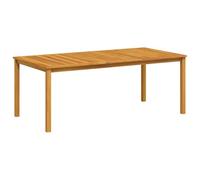 vidaXL Mesa de Comedor Jardín Rectangular Terraza Patio Madera Acacia Maciza