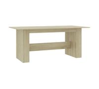 Vidaxl mesa de comedor madera de ingeniería roble sonoma 180x90x76 cm
