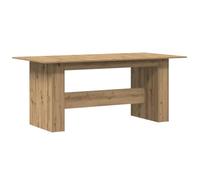 vidaXL Mesa de Comedor Madera ingeniería Roble Artisan 180x90x76 cm, Mesa de Cocina, Mesa de Restaurante, Mesa de Comedor de Madera, mesita de Comedor