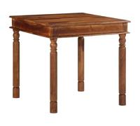 vidaXL Mesa de Comedor Madera Maciza de Acacia 80x80x77 cm