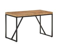 Vidaxl mesa de comedor madera maciza de acacia y mango 120x60x76 cm