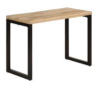 vidaXL Mesa de Comedor Mueble Cocina Centro Terraza Jardín Oficina Auxiliar Consola Sala de Estar Rectangular Madera Maciza de Mango