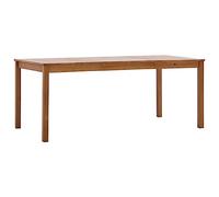 vidaXL Mesa de Comedor Madera Pino Mobiliario Hogar Decoración Moderna Clásica Elegante Resistente Duradera Estable Práctica Marrón Miel 180x90x73cm