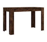 Mesa De Comedor Madera De Ingeniería Roble Ahumado 120x60x76 Cm Vidaxl