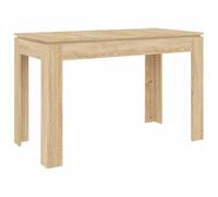 Mesa de comedor madera contrachapada roble Sonoma 120x60x76cm