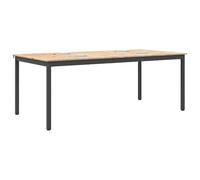 vidaXL Mesa de Comedor Natural 200 x 100 x 75 cm Madera de Pino Macizo, Comedor, Cuadrada, Moderna, Duradera, Elegante, Minimalista, para Reuniones Familiares, Fácil de Limpiar, 64 Pies