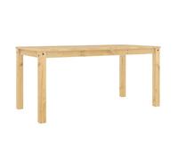 Vidaxl mesa de comedor panama madera maciza de pino 160x80x75 cm