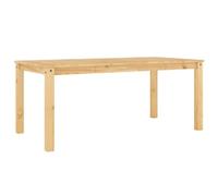 vidaXL Mesa de Comedor Panama Madera Maciza de Pino 180x90x75 cm, Mesa de Cocina, Muebles de Comedor, Mesa de Comedor de Granja, Mesa de Restaurante
