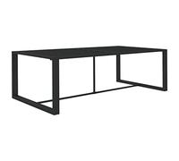 Mesa De Comedor De Jardín Aluminio Gris Antracita 120x60x66cm Vidaxl