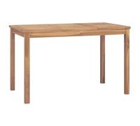 vidaXL Mesa de Comedor para Jardín Patio Terraza Balcón Salón Sala de Estar Muebles Soporte Exterior Cocina 120x70x77 cm