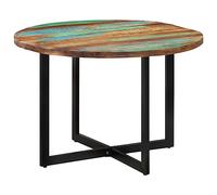 vidaXL Mesa de Comedor Redonda Cocina Restaurante para Colgar Bebidas Jarrones Artículos Decorativos en Familia Madera Maciza Reciclada