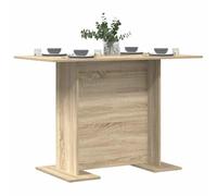 vidaXL Mesa de Comedor Roble Sonoma 110 x 60 x 75 cm, Mesa Rectangular Moderna para Comedor al Aire Libre, Muebles Casuales, diseño Elegante, Madera Resistente