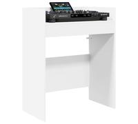 vidaXL Mesa de DJ Blanco 102 x 45 x 102 cm Madera de ingeniería