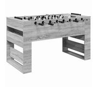 vidaXL Mesa de Fútbol 2 pcs Gris Sonoma 146,5 x 74 x 85 cm, Sala de Juego, Mesa de futbolín Moderna, Ideal para Actividades Familiares, Partidos Divertidos