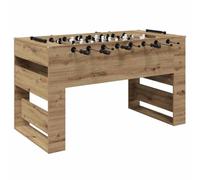 vidaXL Mesa de Fútbol 2 pcs Roble Artesanal 146,5 x 74 x 85 cm, Sala de Juego, Mesa de futbolín Moderna, Ideal para Actividades Familiares, Partidos Divertidos
