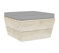vidaXL Mesa de Jardín Centro Exterior Patio Terraza Balcón Café Té Sofá Muebles Mobiliario Duradera Robusta Madera de Abeto Impregnada