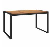 vidaXL Mesa de jardín con Patas en U Madera Maciza Acacia 148x80x75 cm