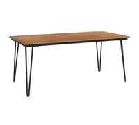 Vidaxl mesa de jardín con patas en u madera maciza acacia 180x90x75 cm
