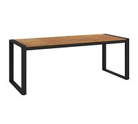 vidaXL Mesa de jardín con Patas en U Madera Maciza Acacia 200x90x75 cm