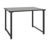 vidaXL Mesa de Jardín, Mesita de Centro Rectangular, Mesa Balcón Exterior, Muebles de Patio Jardín, Estilo Moderno, Acero Gris Antracita