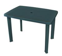 Mesa De Jardín De Plástico Verde 101x68x72 Cm Vidaxl