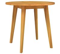 vidaXL Mesa de Jardín Espacio Exterior Patio Comedor Mobiliario Muebles Redonda para Bebidas Aperitivos con Patas Diagonal Madera Maciza de Acacia
