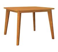 vidaXL Mesa de Jardín Espacio Patio Exterior Comedor Muebles Mobiliario Redonda para Bebidas Aperitivos con Patas Diagonal Madera Maciza de Acacia