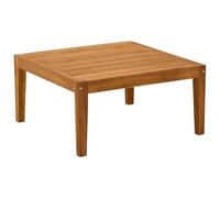 vidaXL Mesa de Jardín Madera de Acacia Sólida Natural 60 x 60 x 30 cm, Sofá de Jardín Exterior, Diseño Moderno, Madera, Fácil de Limpiar, Asientos Seccionales para Patio y Balcón