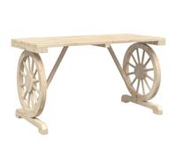 vidaXL Mesa de jardín Madera Maciza Abeto 115x55x65 cm