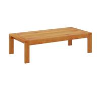 Vidaxl mesa de jardín madera maciza de acacia 100x50x27 cm 27 cm