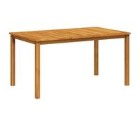vidaXL Mesa Comedor de Jardín Rectangular Patio Terraza Madera Acacia Maciza